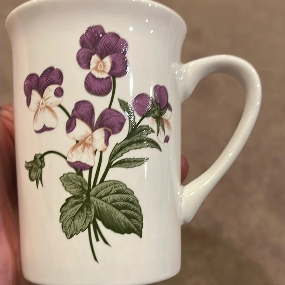 Fannie May floral White Mug